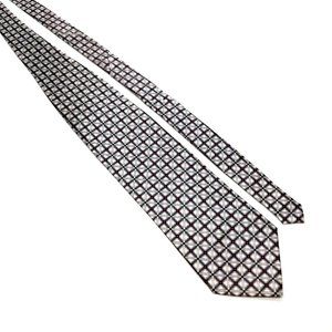 Bordeaux Mens Necktie Silver Black Shiny Accessory Office Work Casual Dad Gift